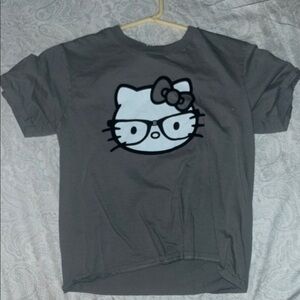 Gray Hello Kitty Kids T-Shirt